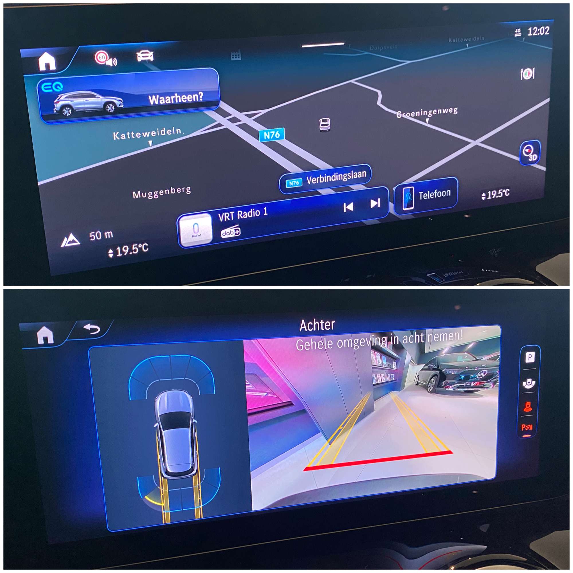 Mercedes-Benz EQA 350 4Matic 20″/Distronic/Dodehoek/Ambiente/Trekhaak