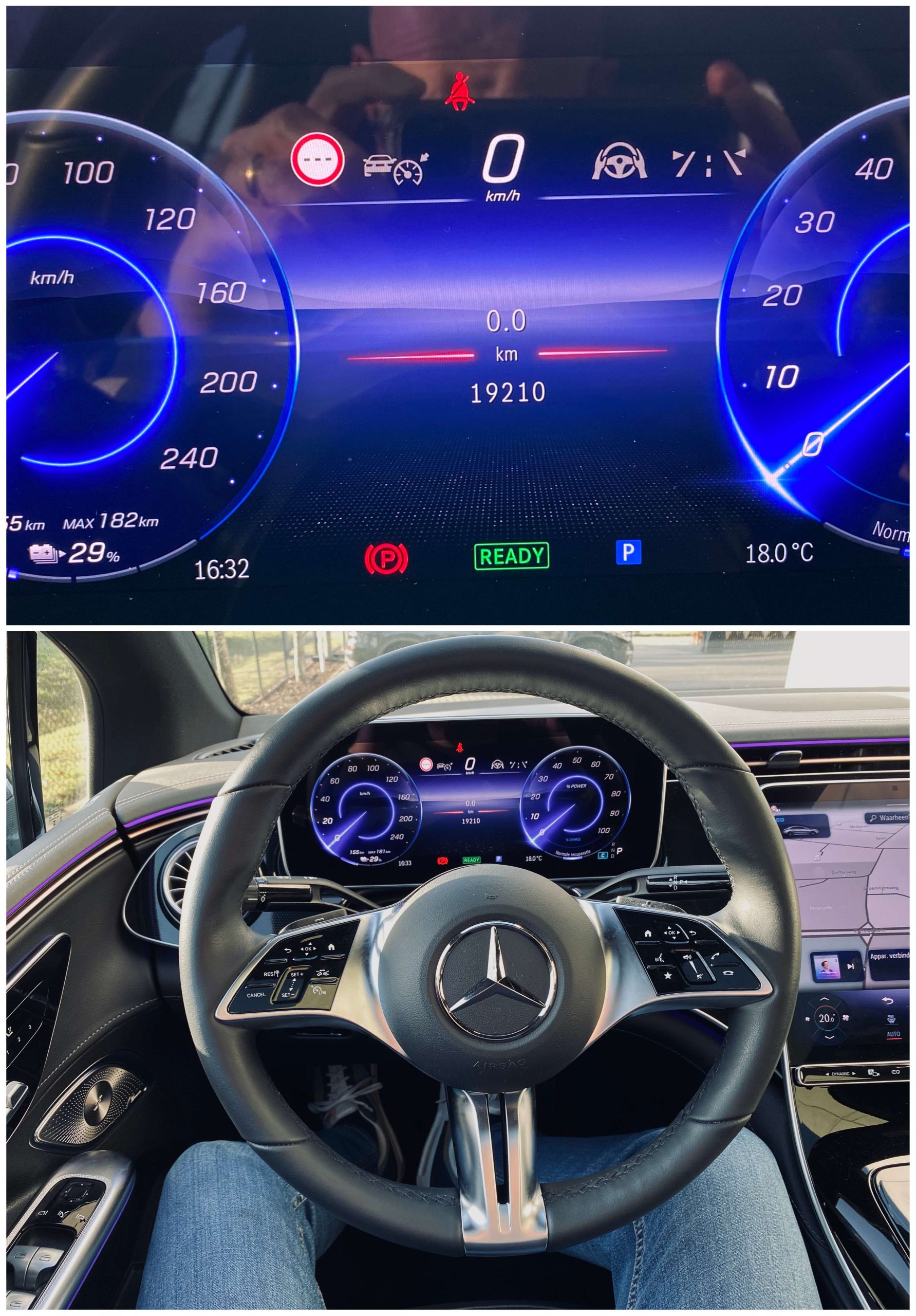 Mercedes-Benz EQE 300 Distronic+/Achterasbesturing/Burmester3D/PanoDak/360°/Memory/Leder/Augm.Reality/DigitalLight/Trekhaak/…