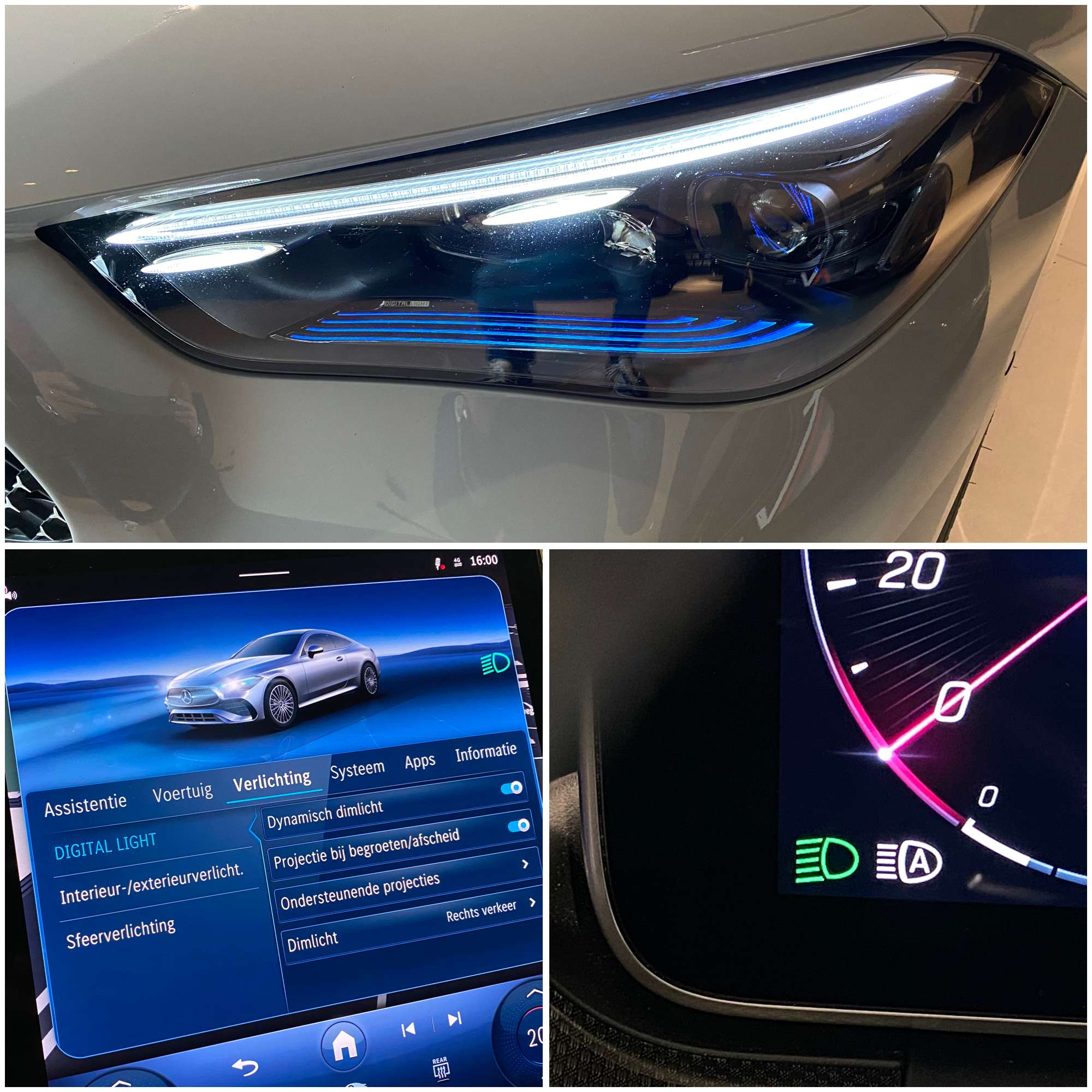 Mercedes-Benz CLE 300 e 9G Plug-in COUPE AMG NIGHT 19″/Luchtvering/Distronic+/Head-Up/DigitalLight/Memory/PanoDak/Trekhaak/…