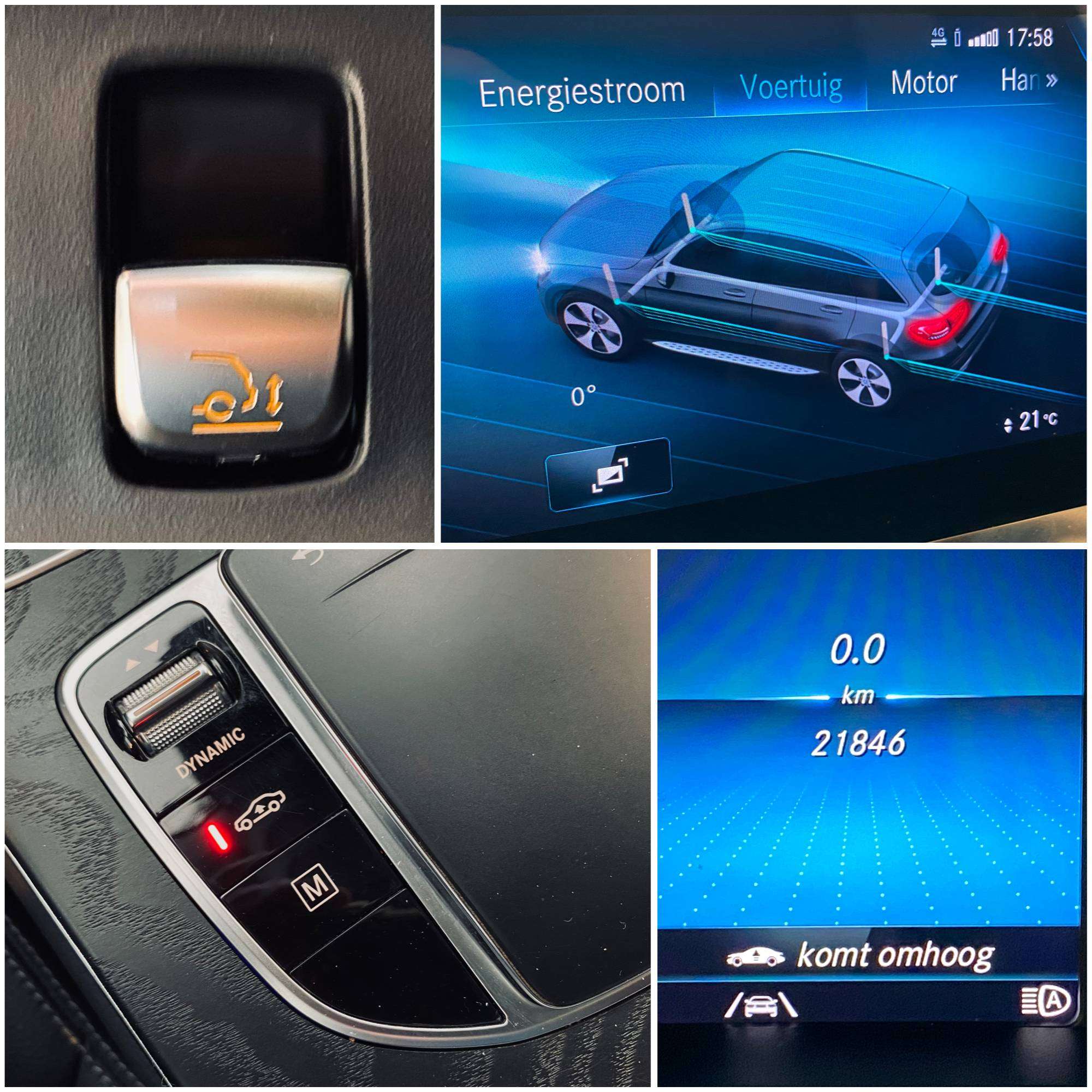 Mercedes-Benz GLC 300 e 9G 4M AMG Distronic/Airmatic-Luchtvering/HeadUp/360°/Zijtreden/Ambiente/Trekhaak