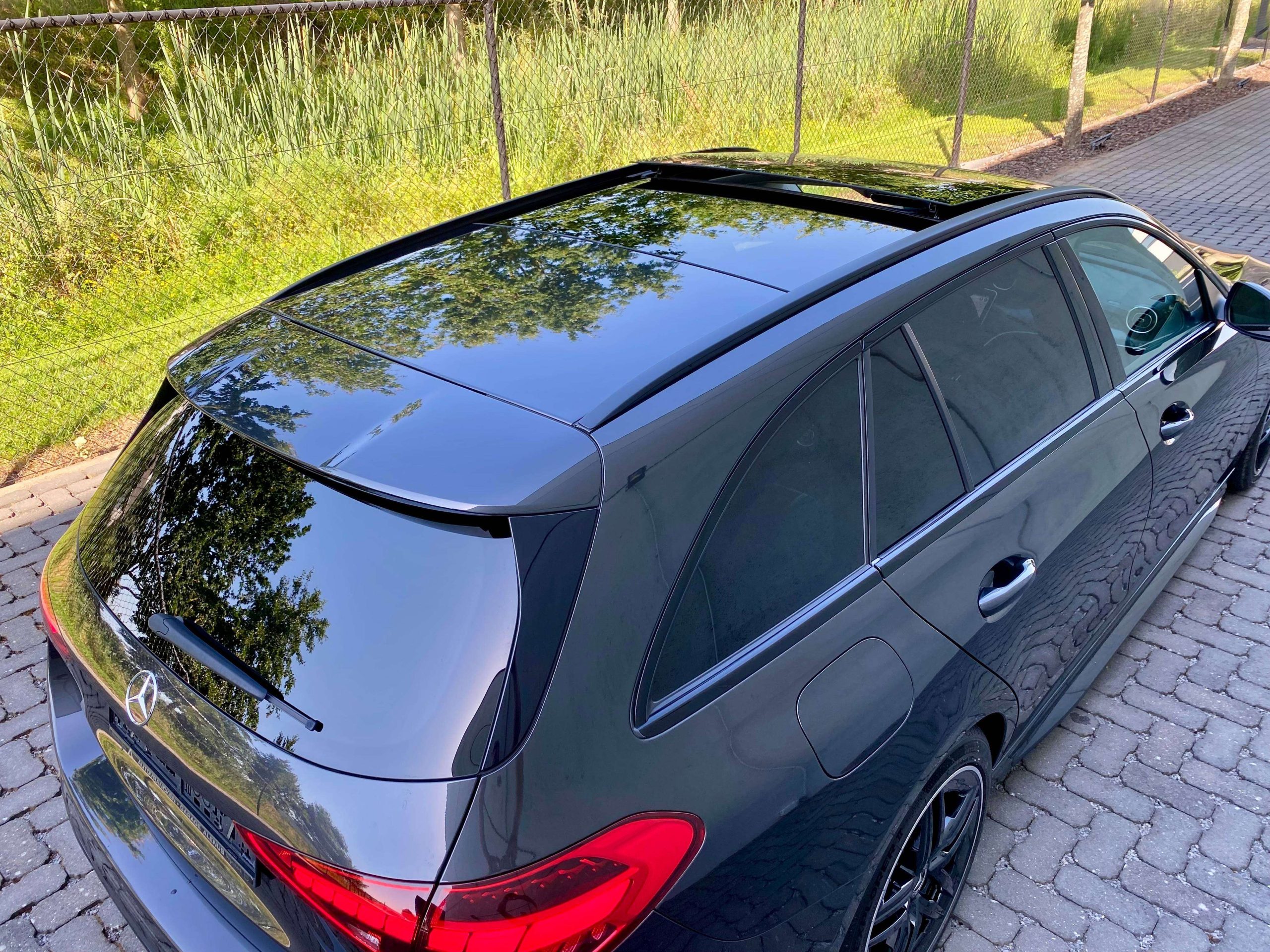 Mercedes-Benz C 200 9G Mild Hybr. AMG & NIGHT PanoDak/Dodehoek/Ambiente/Trekhaak