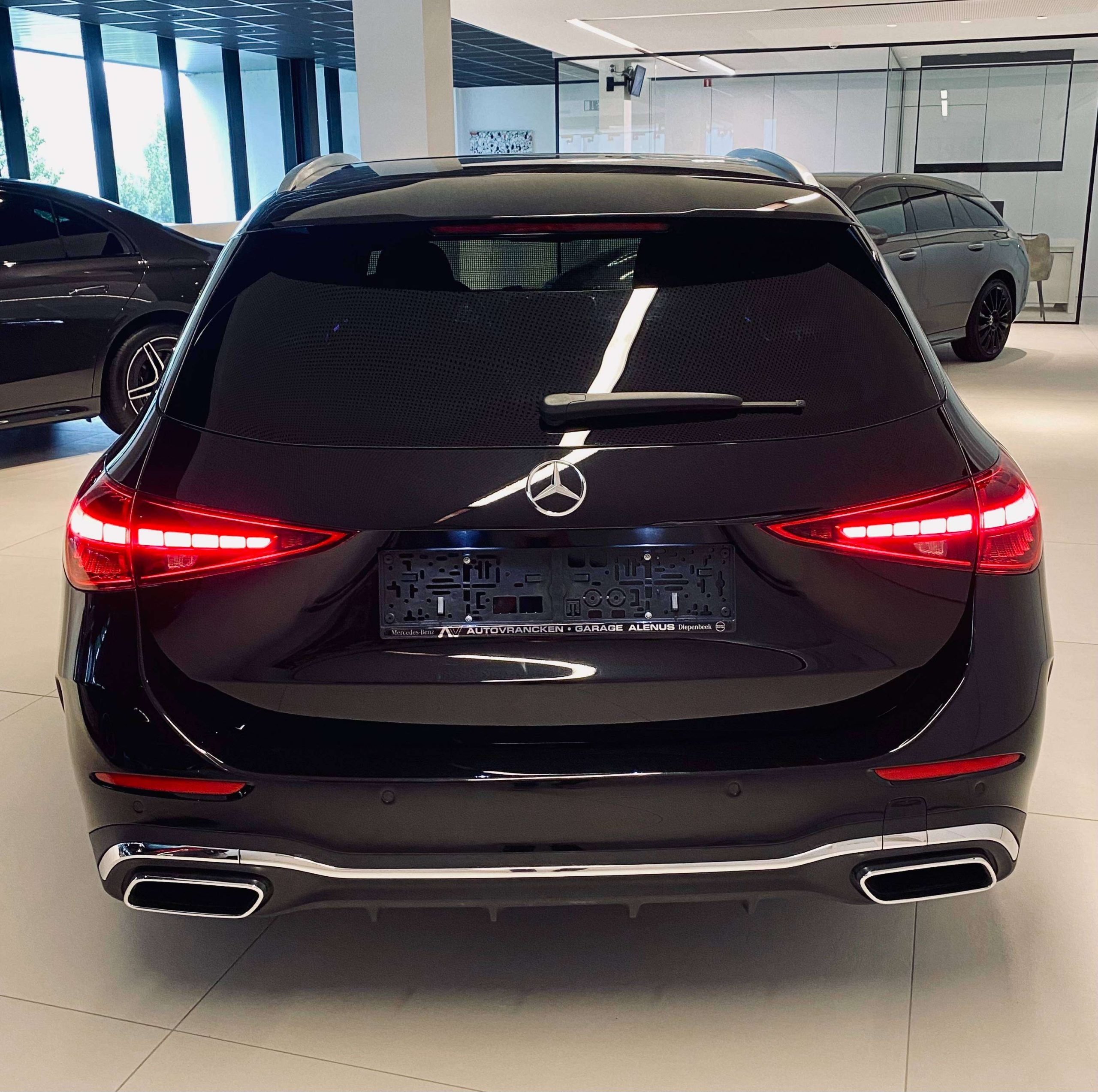 Mercedes-Benz C 200 9G AMG Advanced 19″/Distronic/Leder-Sienabruin/Dodehoek/Ambiente/Trekhaak