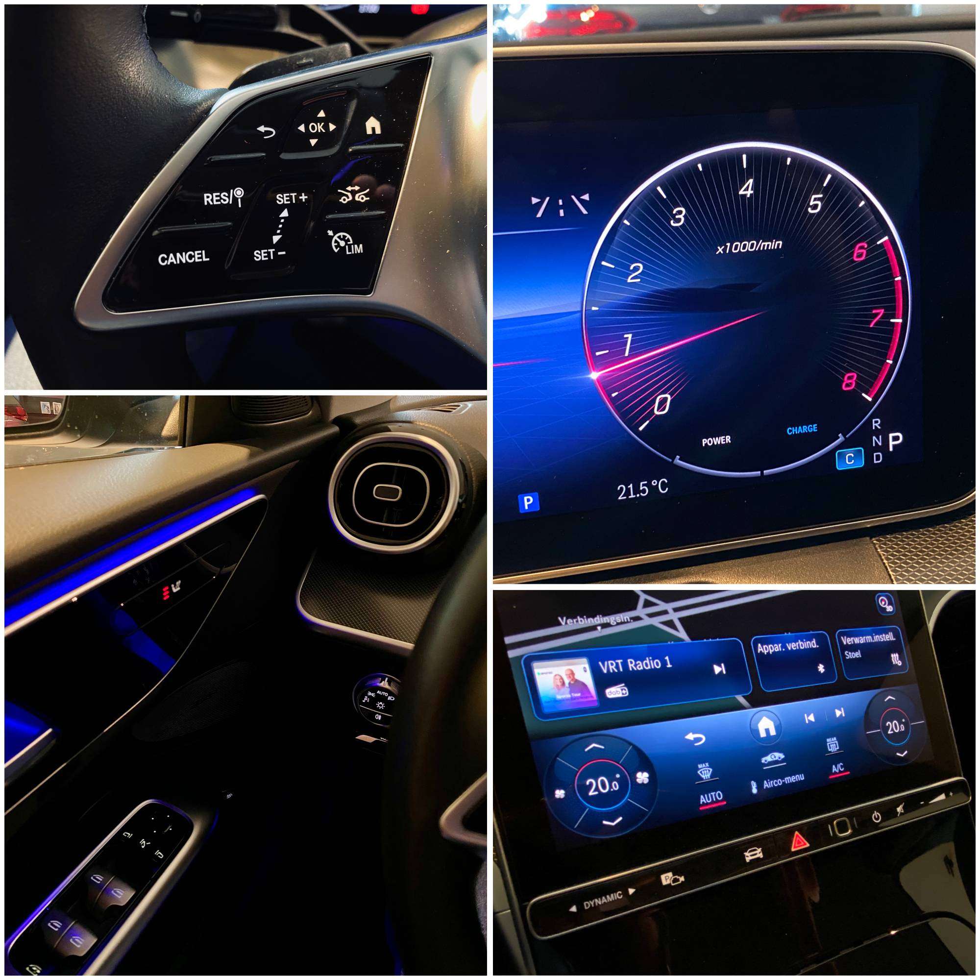 Mercedes-Benz C 200 9G Mild Hybr. AVANTGARDE & NIGHT 18″/DISTRONIC/MBUX-Premium/Advanced Sound/Ambiente/StuurwielVerw./Camera/Trekhaak