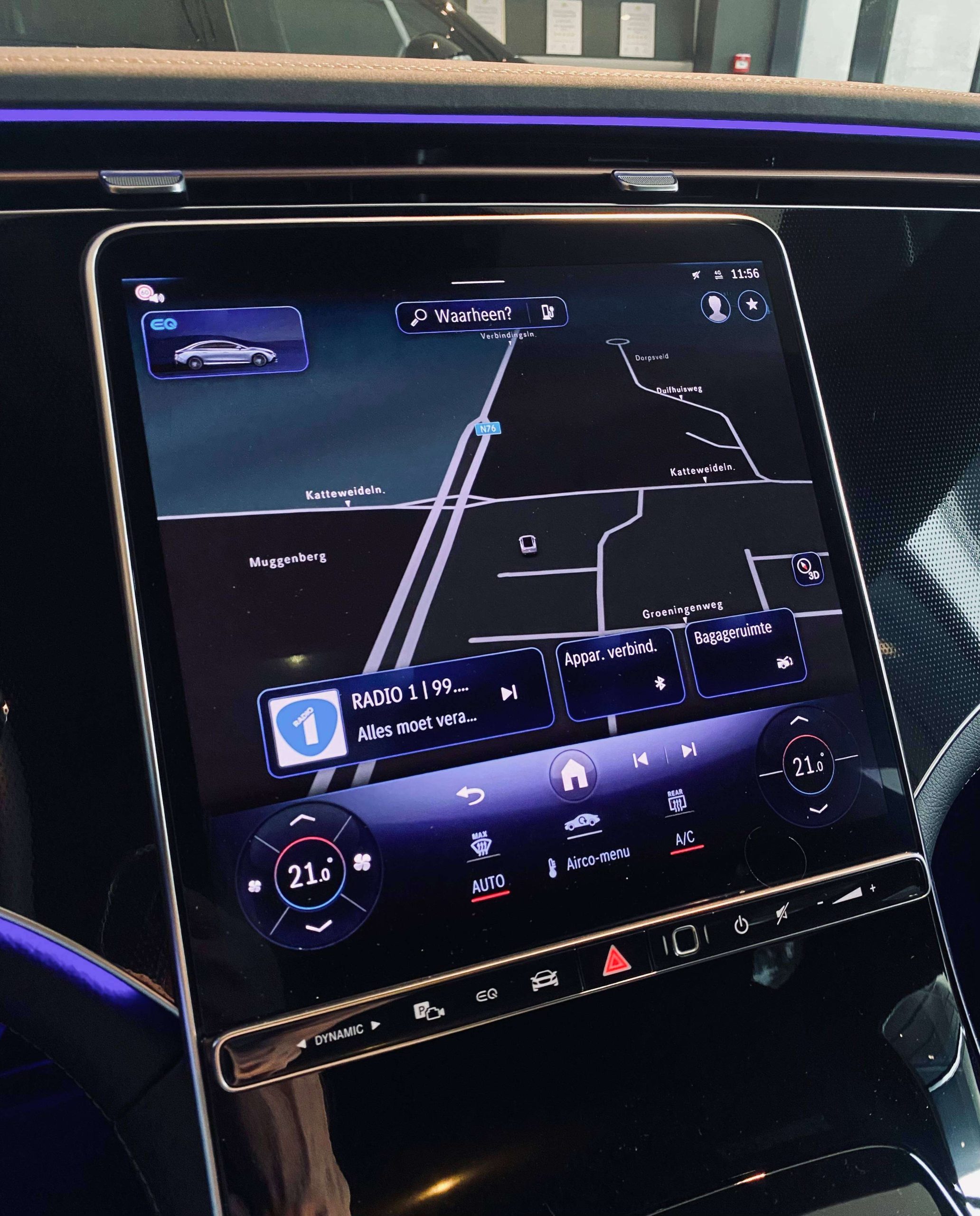Mercedes-Benz EQE 300 AMG & NIGHT 20″/Distronic/PanoDak/Leder/Memory/Trekhaak