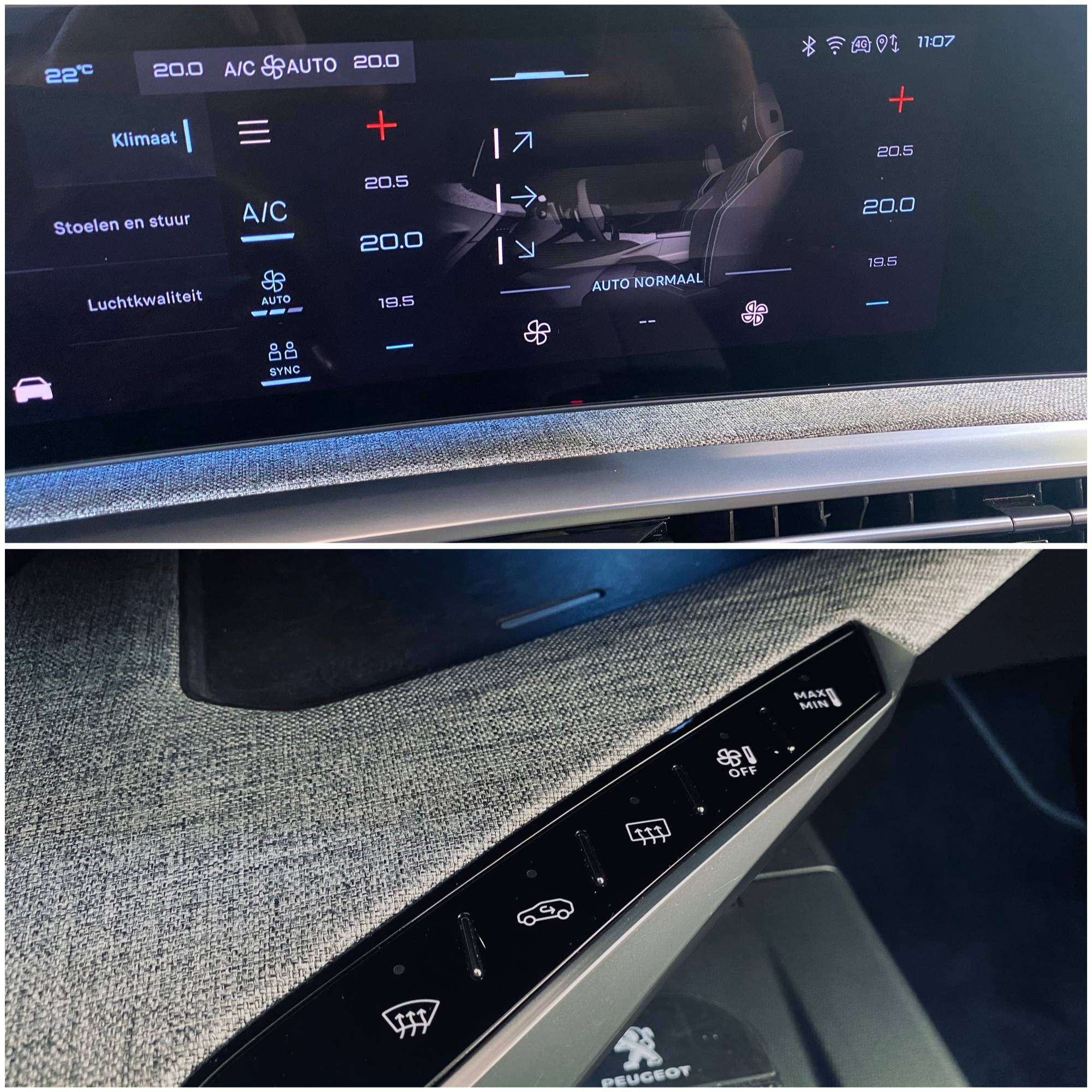 Peugeot 3008 GT EXCLUSIVE Hybride 145 MHEV 19″/AdaptieveCC/360°/GPS/Carplay/LED/Ambiente/Stuur&Zetelverw/Trekhaak