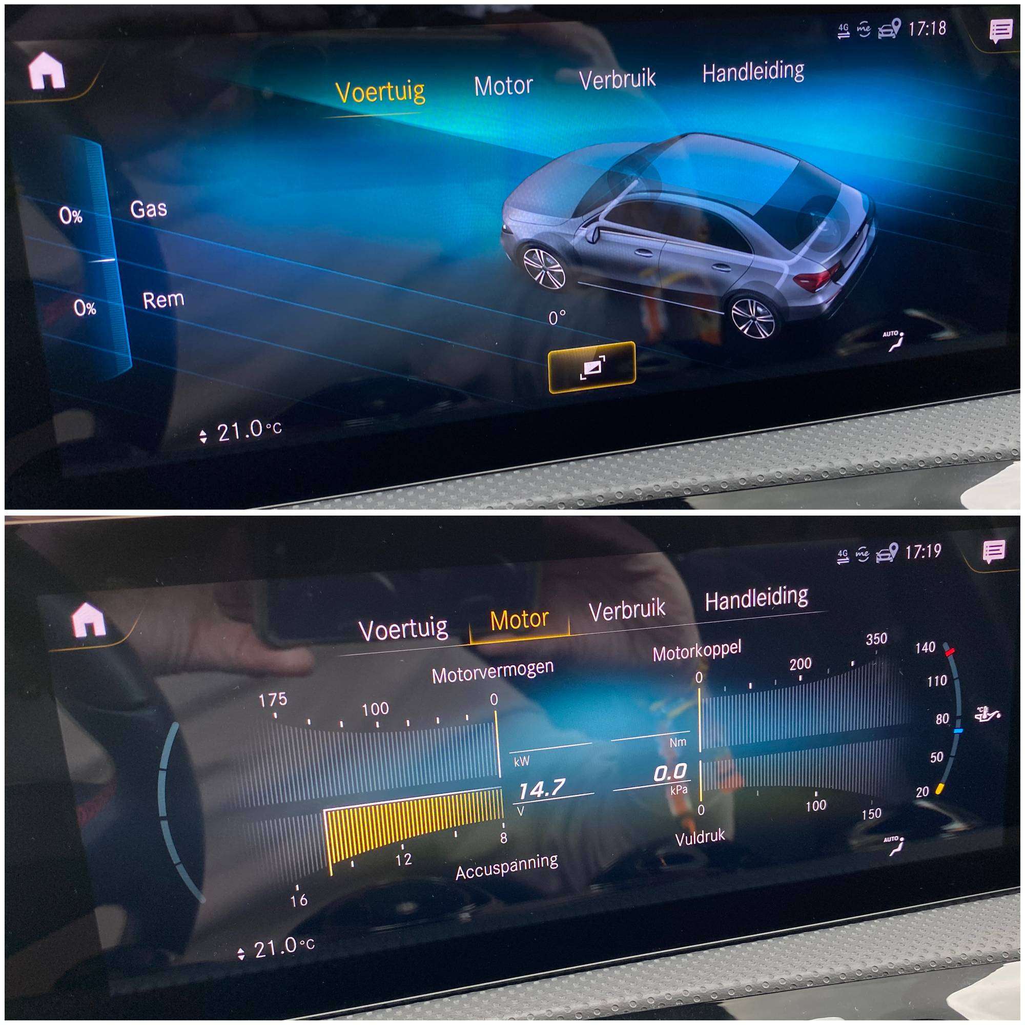 Mercedes-Benz A 180 AMG & NIGHT 19″/PanoDak/Augm.RealityNavi/Ambiente/CarPlay/DraadloosLadenGSM/PDC/…