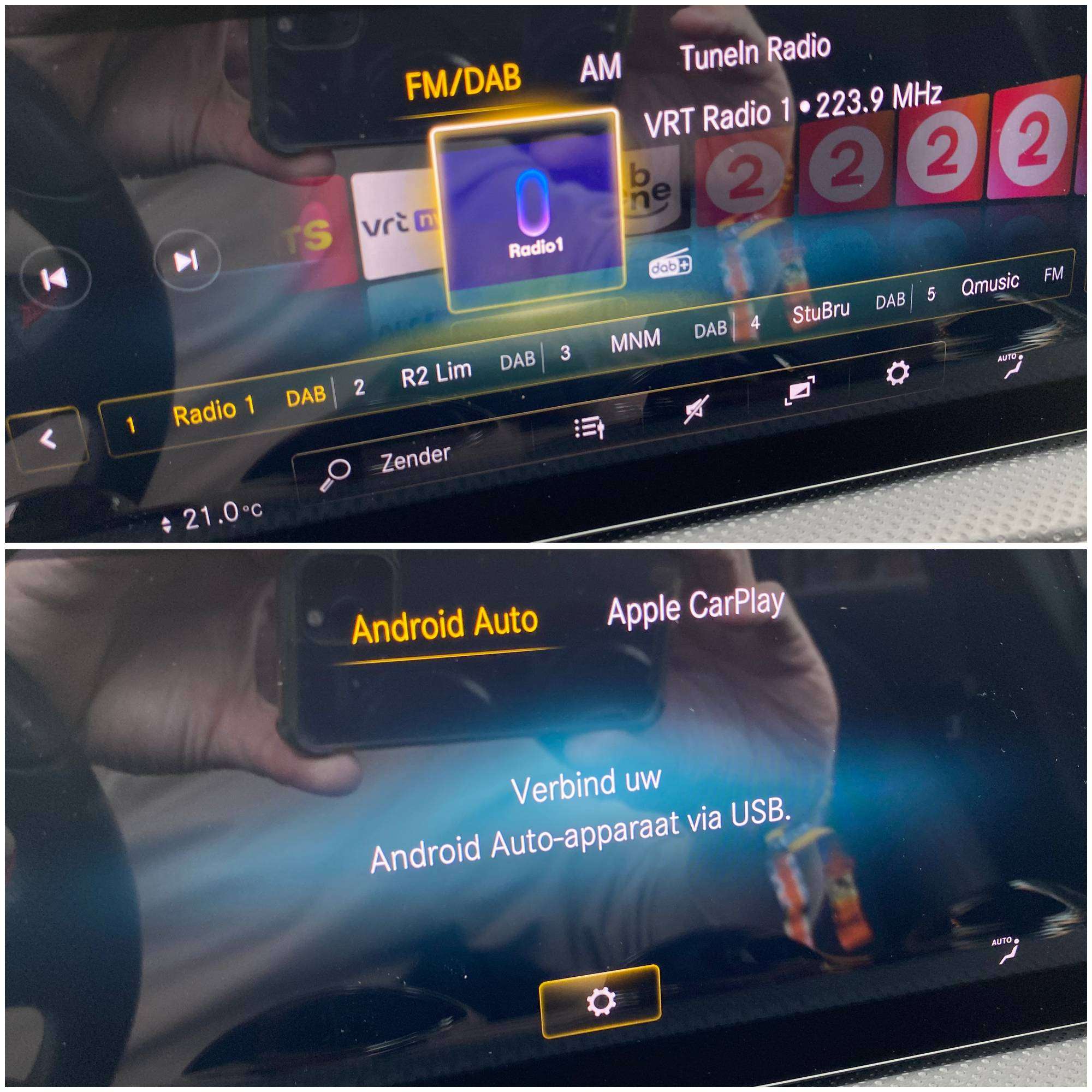 Mercedes-Benz A 180 AMG & NIGHT 19″/PanoDak/Augm.RealityNavi/Ambiente/CarPlay/DraadloosLadenGSM/PDC/…