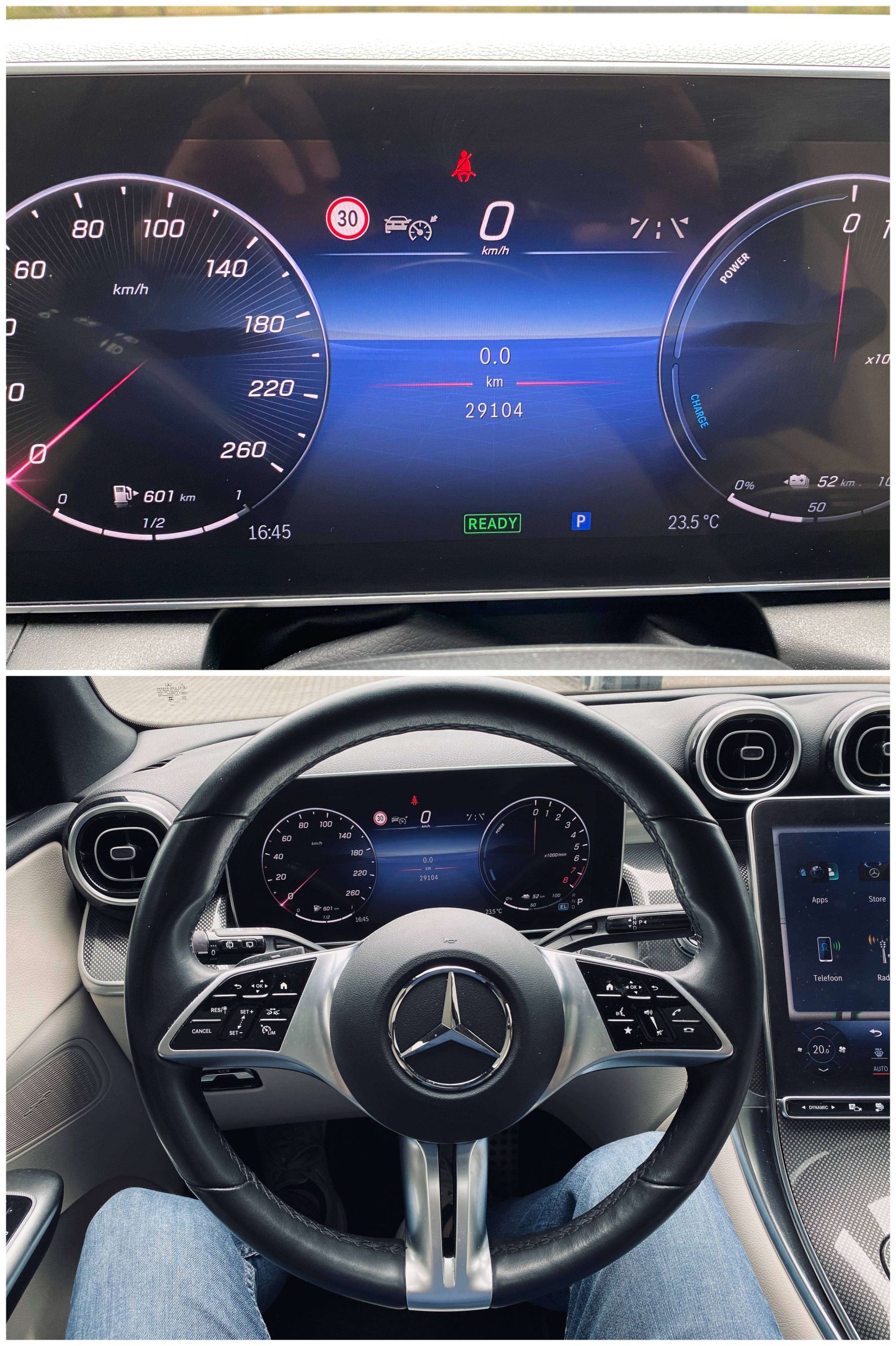 Mercedes-Benz GLC 300 e 9G LUXURY MacchiatoBeige/19″AMG/Distronic/360°/Luchtvering/PanoDak/Off-RoadPakket/El.Trekhaak
